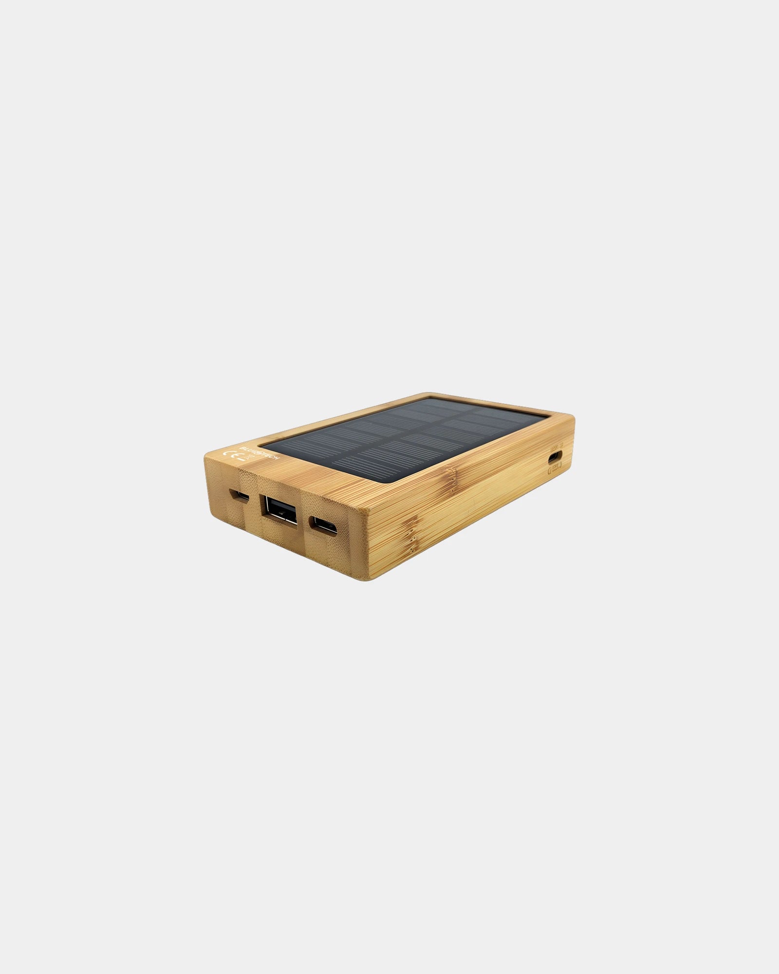 Power bank solare bambù FSC 5.000mAh da personalizzare - 1